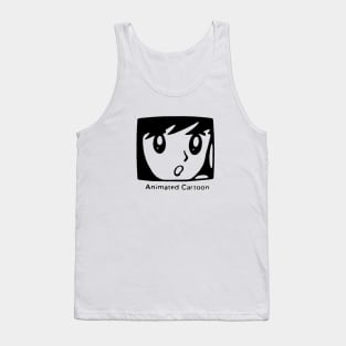 VHS Animated Cartoon Tank Top